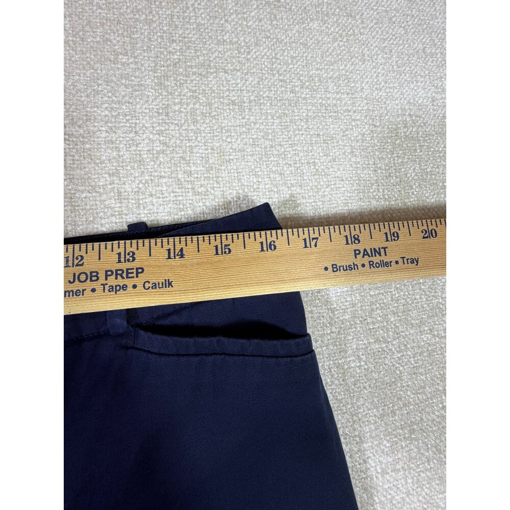 Talbots Womens 8 Blue Chino Walking Shorts Classic Casual Summer Stretch Comfort - Picture 5 of 8